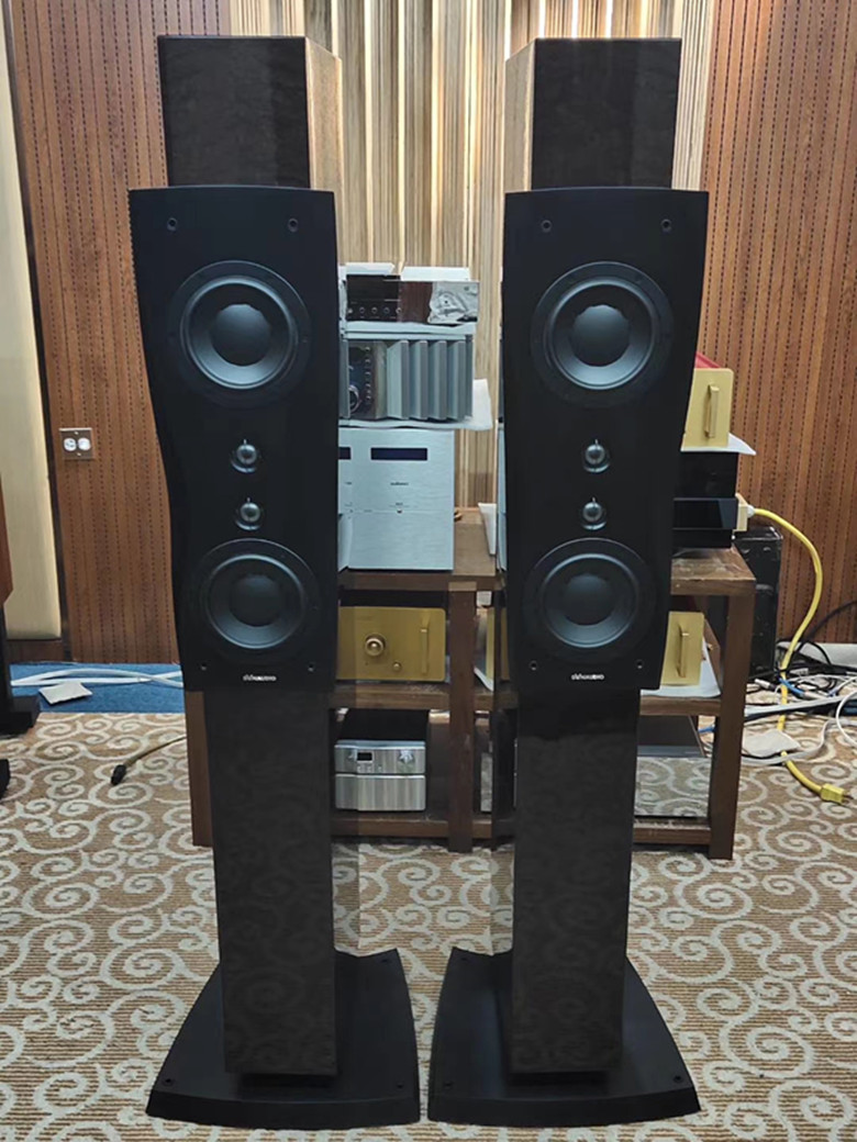 丹麦dynaudio 丹拿 c2 铂金版 摩卡色 落地音箱