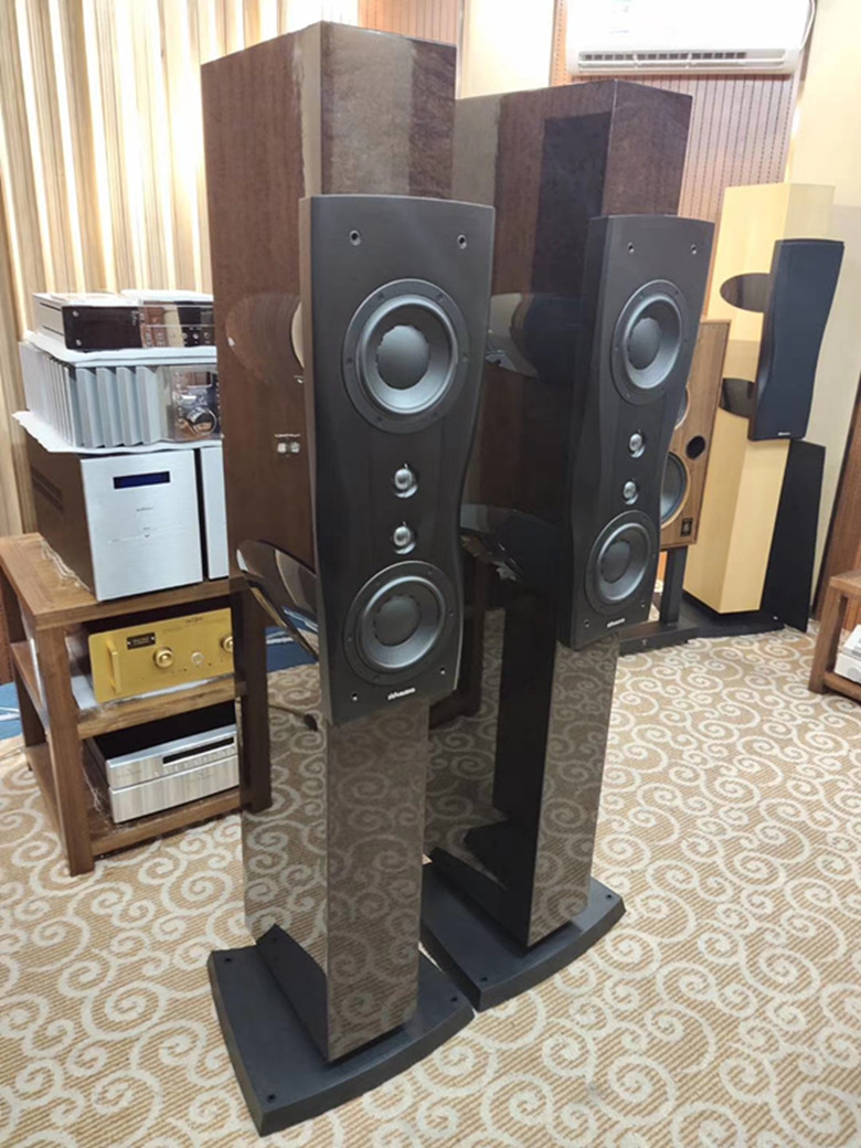 丹麦dynaudio 丹拿 c2 铂金版 摩卡色 落地音箱