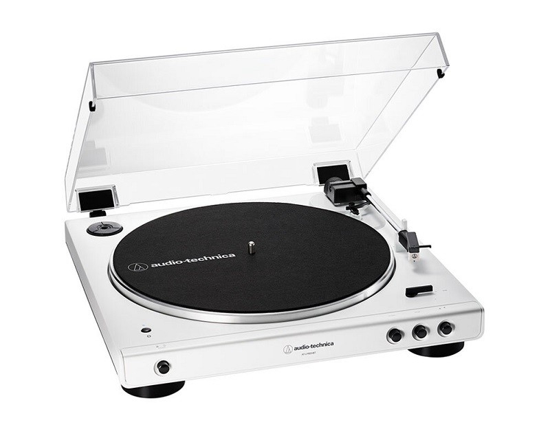 视听发烧网_纯白诱惑：铁三角Audio Technica AT-LP60XBT WW 黑胶唱盘